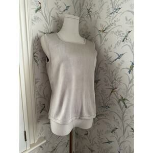 Knit Sweater Tank Top Vintage Sleeveless Casual Corner Annex Size Medium